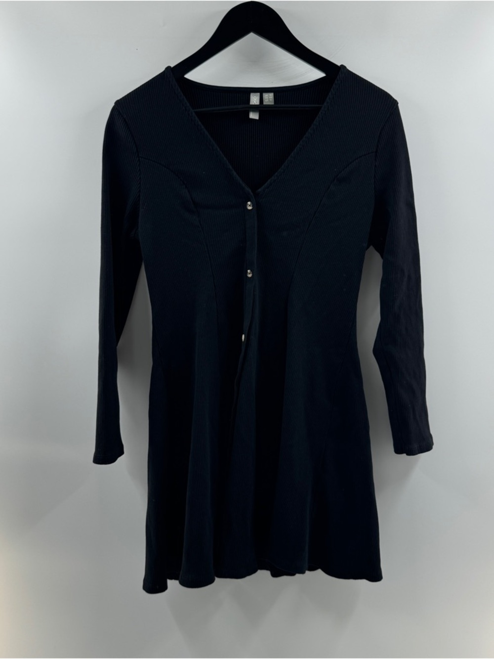 ASOS Black A-Line Long Sleeve Dress – Women’s Size 12